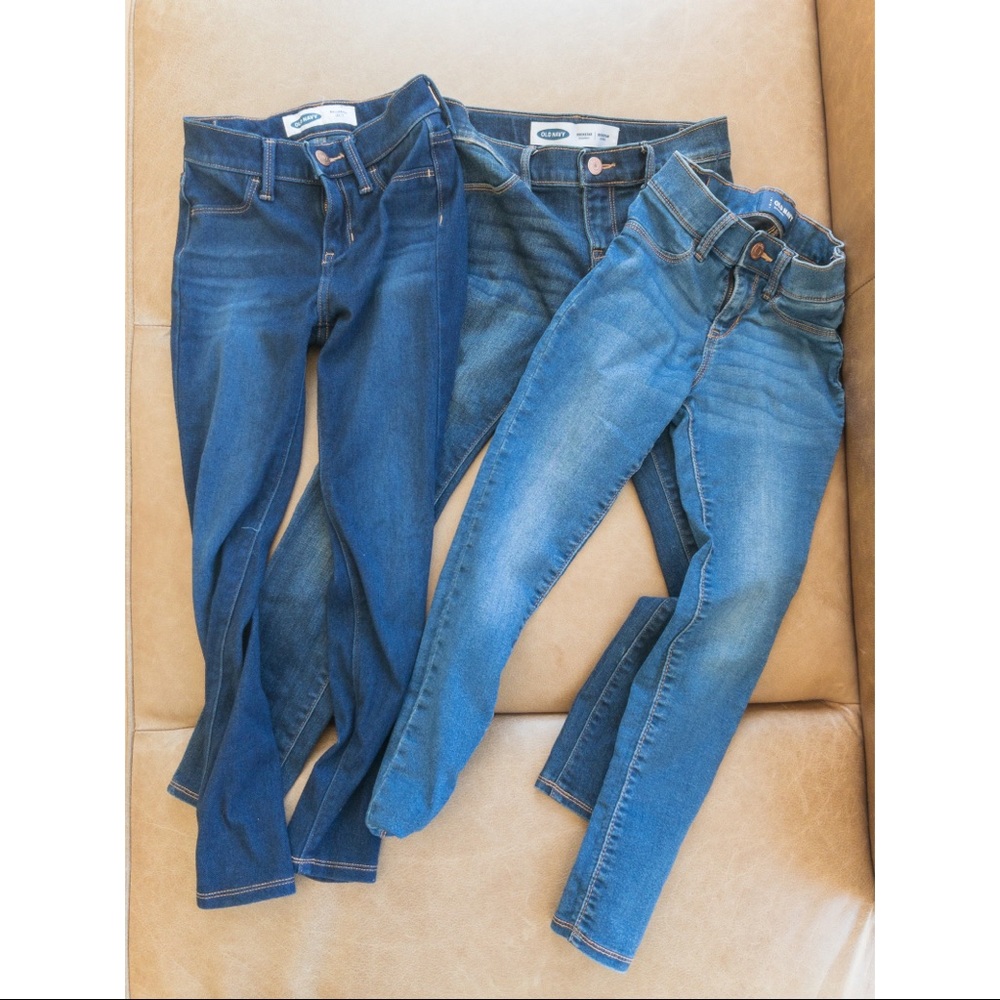 Old Navy size 8  set of 3 Jeans